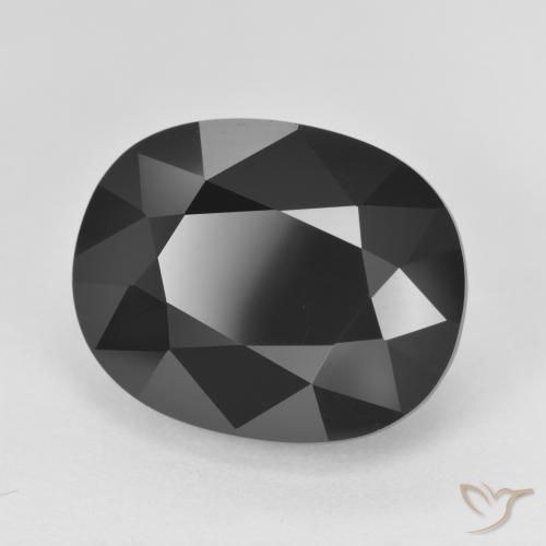Tormalina Schorl naturale da 15.03 ct, Ovale, Opaco