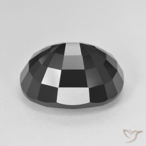 Tormalina Schorl naturale da 15.03 ct, Ovale, Opaco