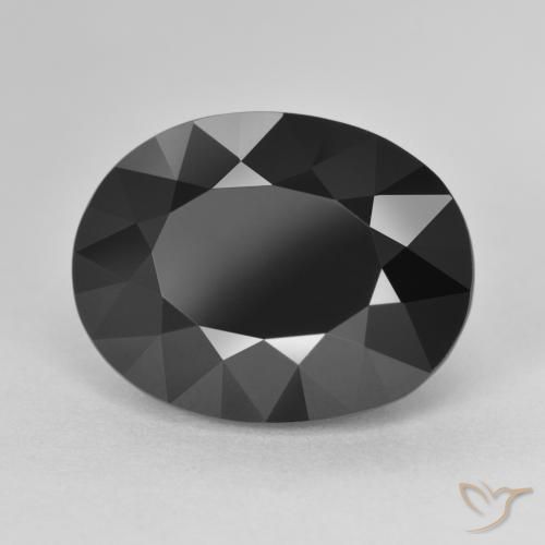 Tormalina Schorl naturale da 11.12 ct, Ovale, Opaco