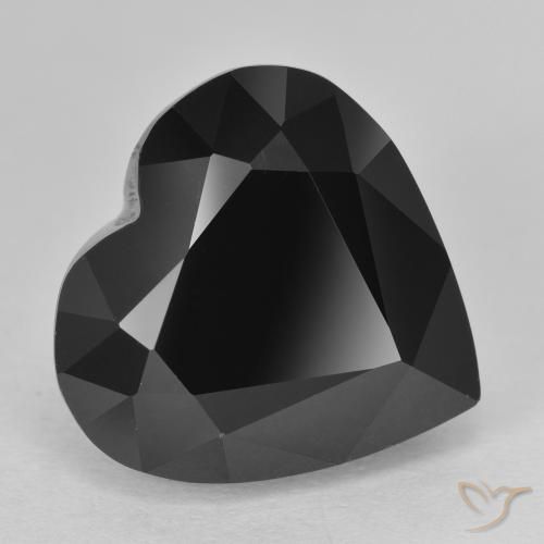 Tormalina Schorl naturale da 12.68 ct, Cuore, Opaco