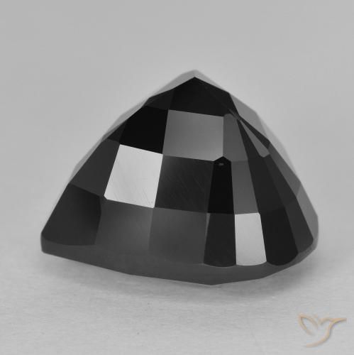 Tormalina Schorl naturale da 12.68 ct, Cuore, Opaco
