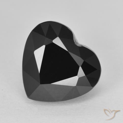 Tormalina Schorl naturale da 6.03 ct, Cuore, Opaco