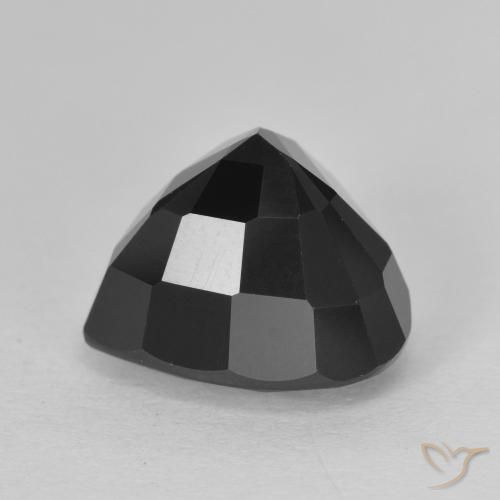 Tormalina Schorl naturale da 6.03 ct, Cuore, Opaco