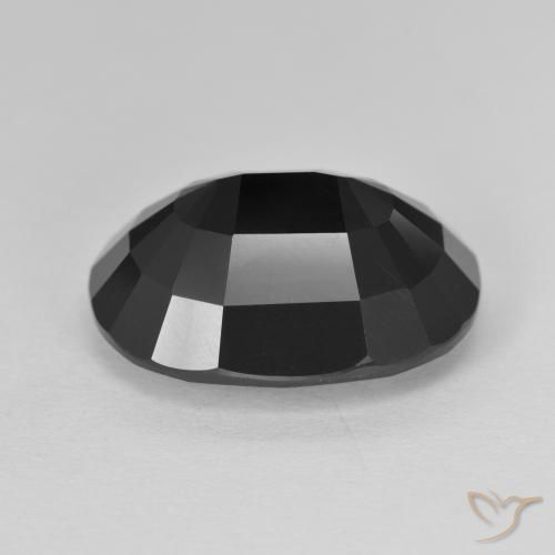 Tormalina Schorl naturale da 11.60 ct, Ovale, Opaco