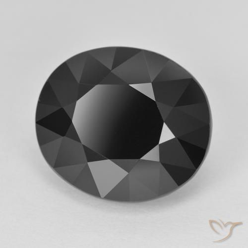 Tormalina Schorl naturale da 12.17 ct, Ovale, Opaco