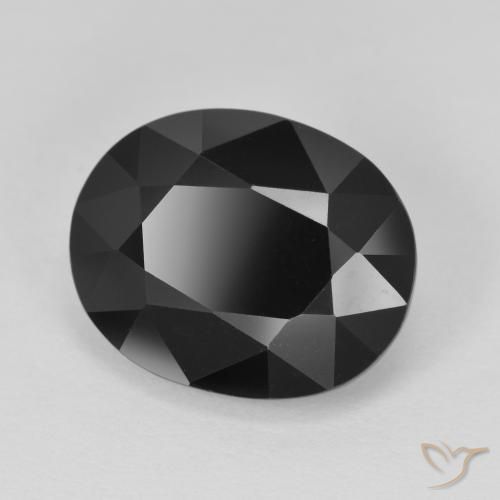 Tormalina Schorl naturale da 9.01 ct, Ovale, Opaco