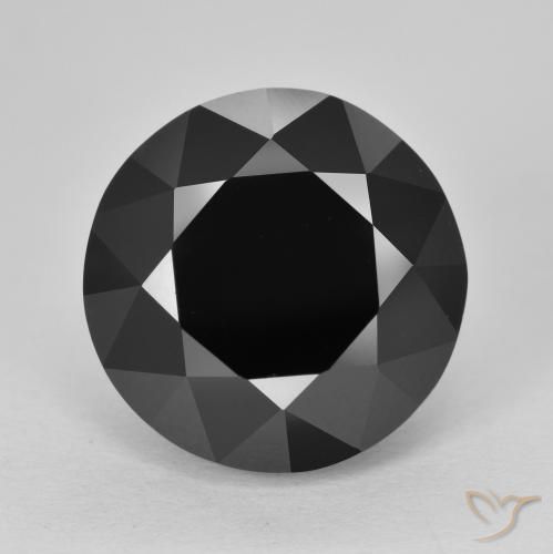 Tormalina Schorl naturale da 13.13 ct, Rotondo, Opaco