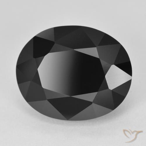 Tormalina Schorl naturale da 11.49 ct, Ovale, Opaco