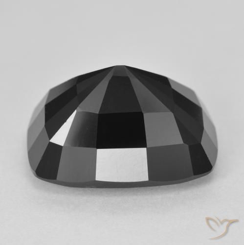 Tormalina Schorl naturale da 11.42 ct, Cuscino, Opaco