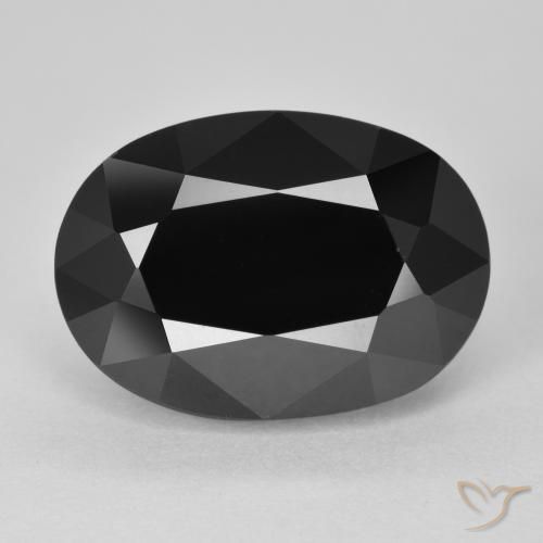 11.26ct Naturale Schorl Tormalina, Ovale, Opaco