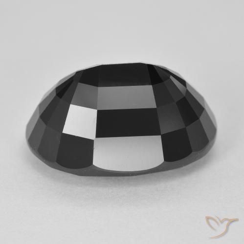 Tormalina Schorl naturale da 11.26 ct, Ovale, Opaco