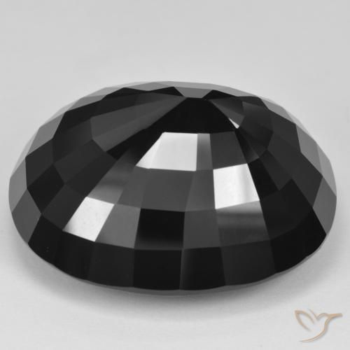 Tormalina schorl naturale da 91,06 ct, taglio a cuscino, opaco