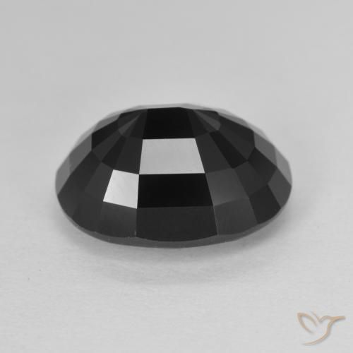 Tormalina Schorl naturale da 6.38 ct, Ovale, Opaco