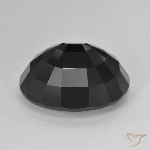 Tormalina Schorl naturale da 12.65 ct, Ovale, Opaco