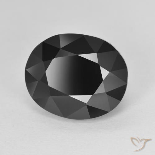 Tormalina Schorl naturale da 6.64 ct, Ovale, Opaco