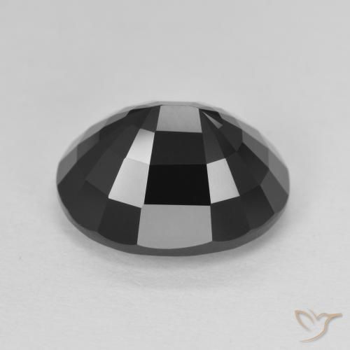 Tormalina Schorl naturale da 6.64 ct, Ovale, Opaco