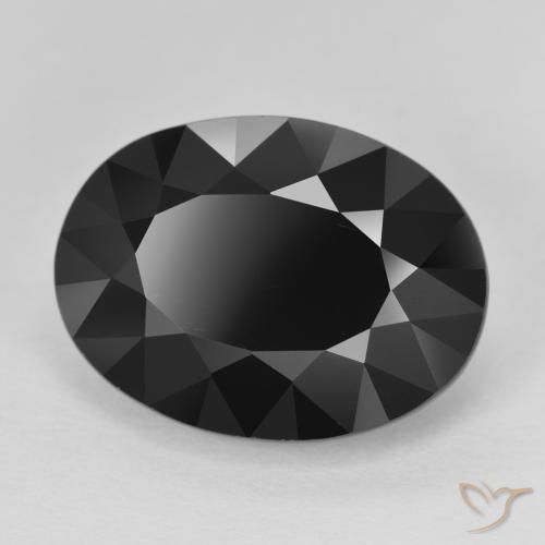 Tormalina Schorl naturale da 11.42 ct, Ovale, Opaco