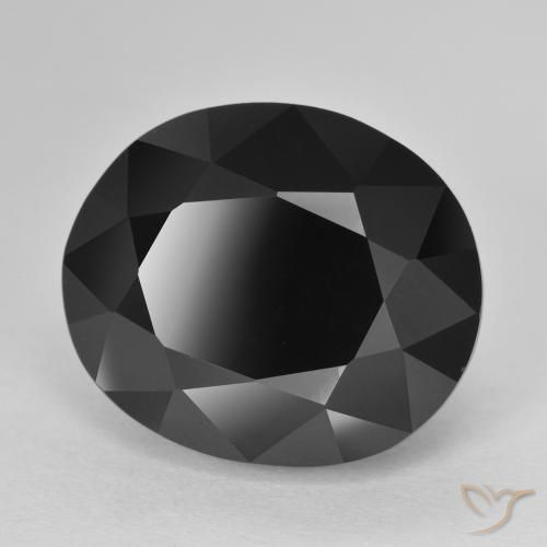Tormalina Schorl naturale da 16.70 ct, Ovale, Opaco