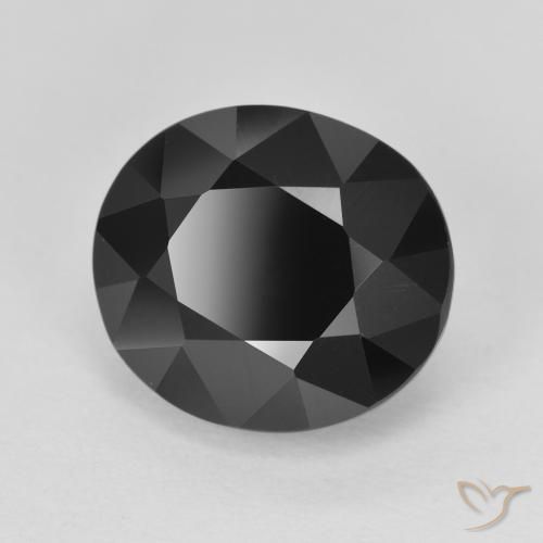 Tormalina Schorl naturale da 6.82 ct, Ovale, Opaco