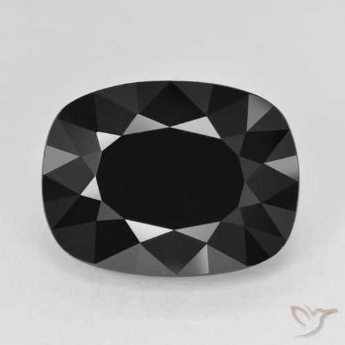 11.72ct Naturale Schorl Tormalina, Cuscino, Opaco