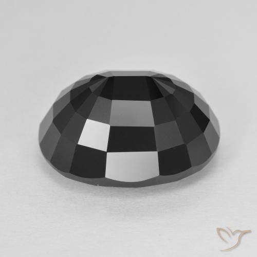 Tormalina Schorl naturale da 9.76 ct, Ovale, Opaco