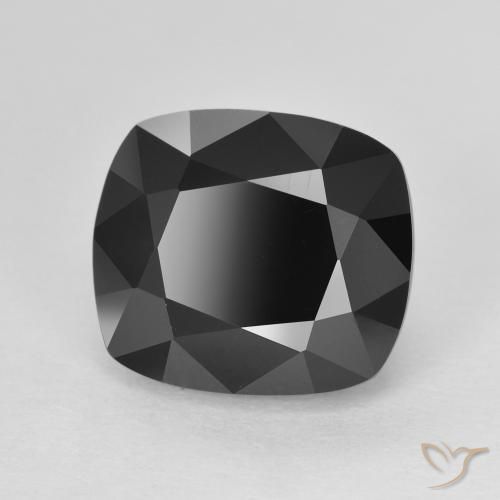 Tormalina Schorl naturale da 6.12 ct, Cuscino, Opaco