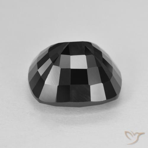 Tormalina Schorl naturale da 6.12 ct, Cuscino, Opaco