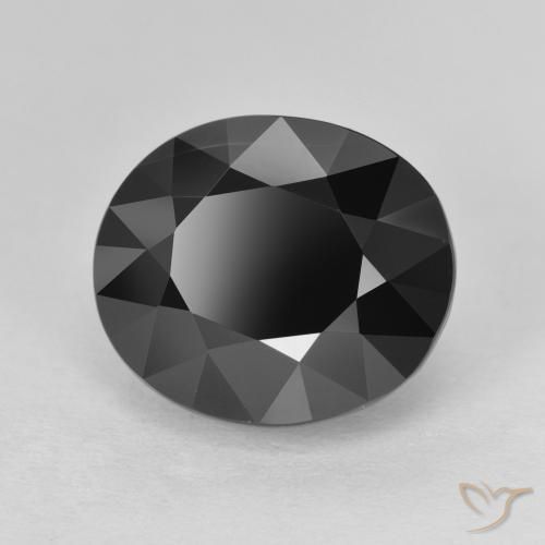 Tormalina Schorl naturale da 6.75 ct, Ovale, Opaco