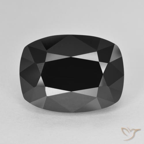 12.24ct Naturale Schorl Tormalina, Cuscino, Opaco