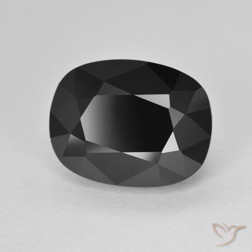 Tormalina Schorl naturale da 9.22 ct, Cuscino, Opaco