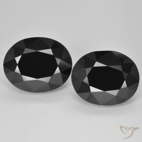 16.77ctw Naturale Schorl Tormalina, Ovale, Opaco