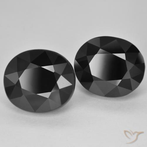 Gemme di Tormalina Schorl naturale da 21.24 ct, Ovale, Opaco