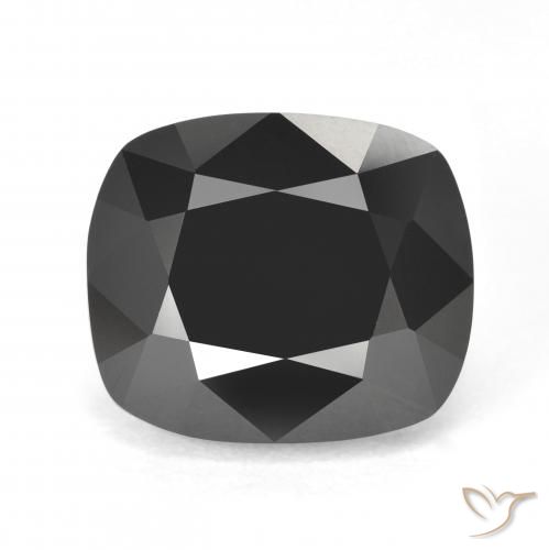 12.28ct Naturale Schorl Tormalina, Cuscino, Opaco