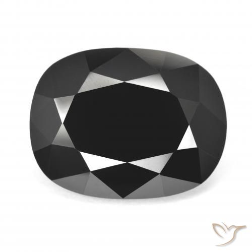 20.56ct Naturale Schorl Tormalina, Cuscino, Opaco