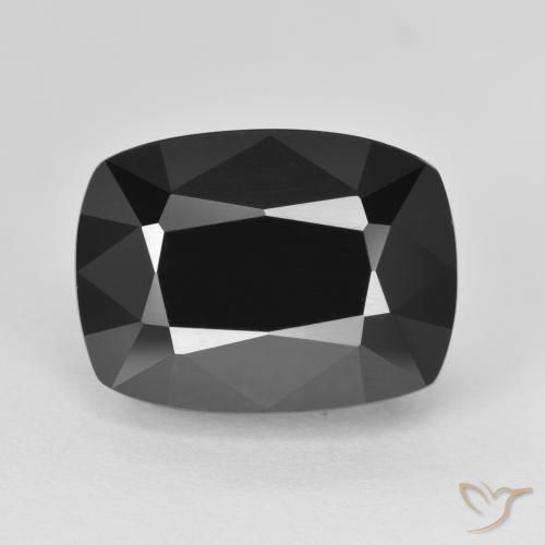 12.57ct Naturale Schorl Tormalina, Cuscino, Opaco