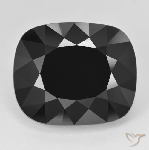 23.92ct Naturale Schorl Tormalina, Cuscino, Opaco