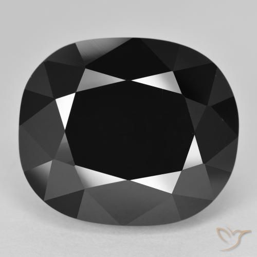 27.96ct Naturale Schorl Tormalina, Cuscino, Opaco