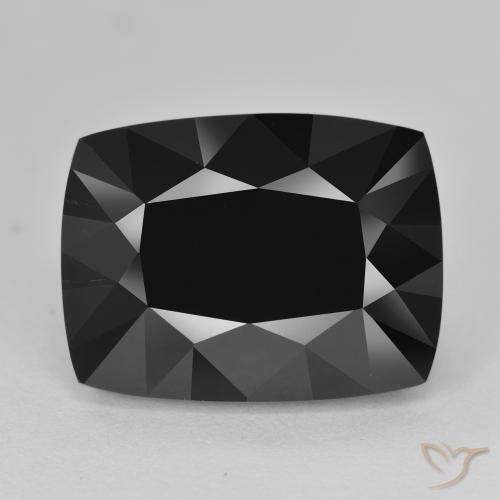 17.62ct Naturale Schorl Tormalina, Cuscino, Opaco