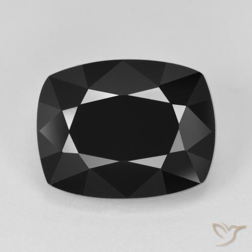 8.62ct Naturale Schorl Tormalina, Cuscino, Opaco