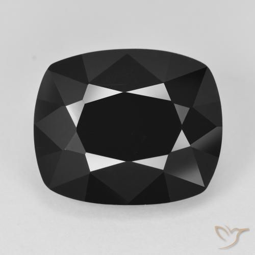 13.44ct Naturale Schorl Tormalina, Cuscino, Opaco, Photo A