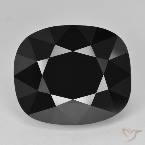 28.06ct Naturale Schorl Tormalina, Cuscino, Opaco
