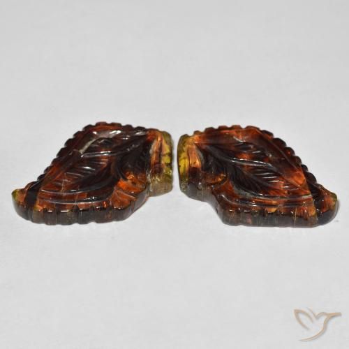 Gemme di Tormalina Multicolore naturale da 36.19 ct, Taglio a fiore, Trasparente