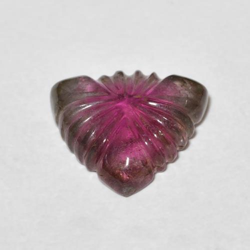 Tormalina Multicolore naturale da 4.18 ct, Taglio a fiore, Trasparente