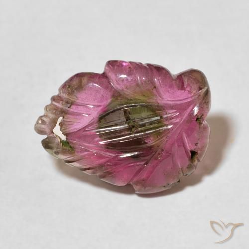4.24ct Naturale Multicolore Tormalina, Taglio a fiore, Trasparente