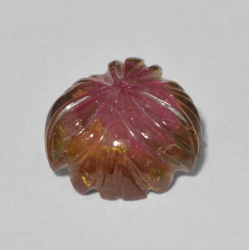 Tormalina Colo anguria naturale da 8.80 ct, Taglio a fiore, Trasparente