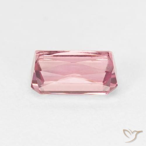 Tormalina Rosa gomma da masticare naturale da 1.67 ct, Ottagonale / Taglio smeraldo, VVS-VS
