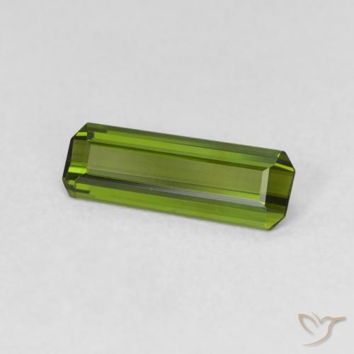 Tormalina Alghe Verdi naturale da 0.85 ct, Ottagonale / Taglio smeraldo, VS