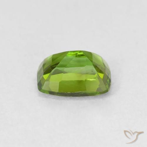 Tormalina Verde medio naturale da 0.74 ct, Cuscino, VVS-VS