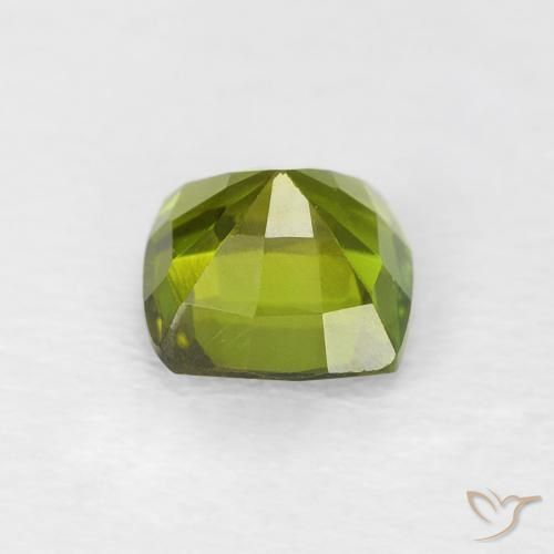 Tormalina Verde acceso naturale da 0.66 ct, Cuscino, VVS-VS