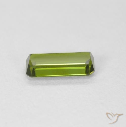 Tormalina Verde medio naturale da 0.59 ct, Ottagonale / Taglio smeraldo, VVS